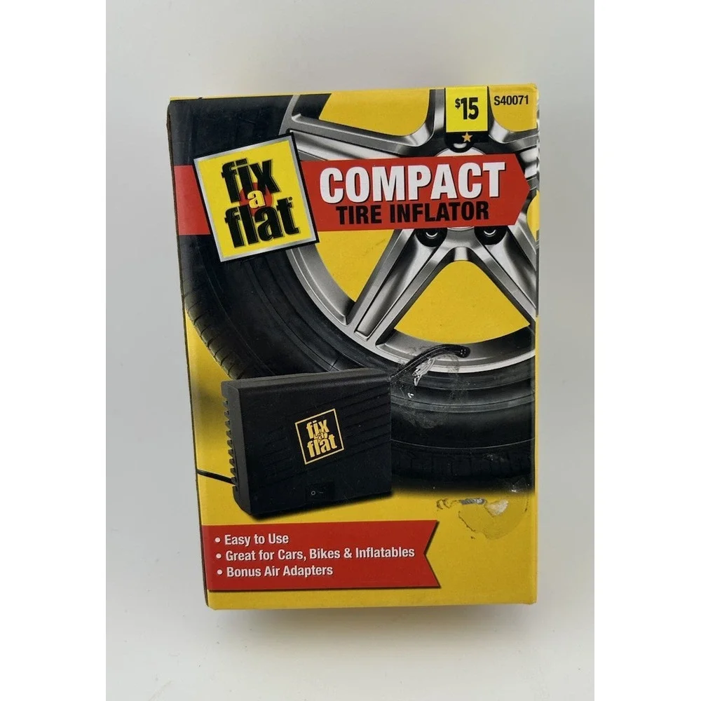 Fix-a-Flat S40071 Tire Inflator Compact 12v easy to‎ use
